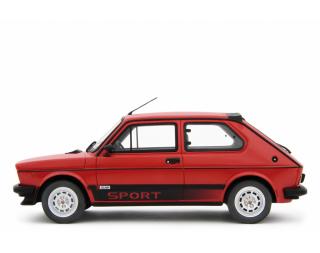 Fiat 127 Sport 70 HP - 1981 Rosso Laudoracing 1:18 Resinemodell (Türen, Motorhaube... nicht zu öffnen!)